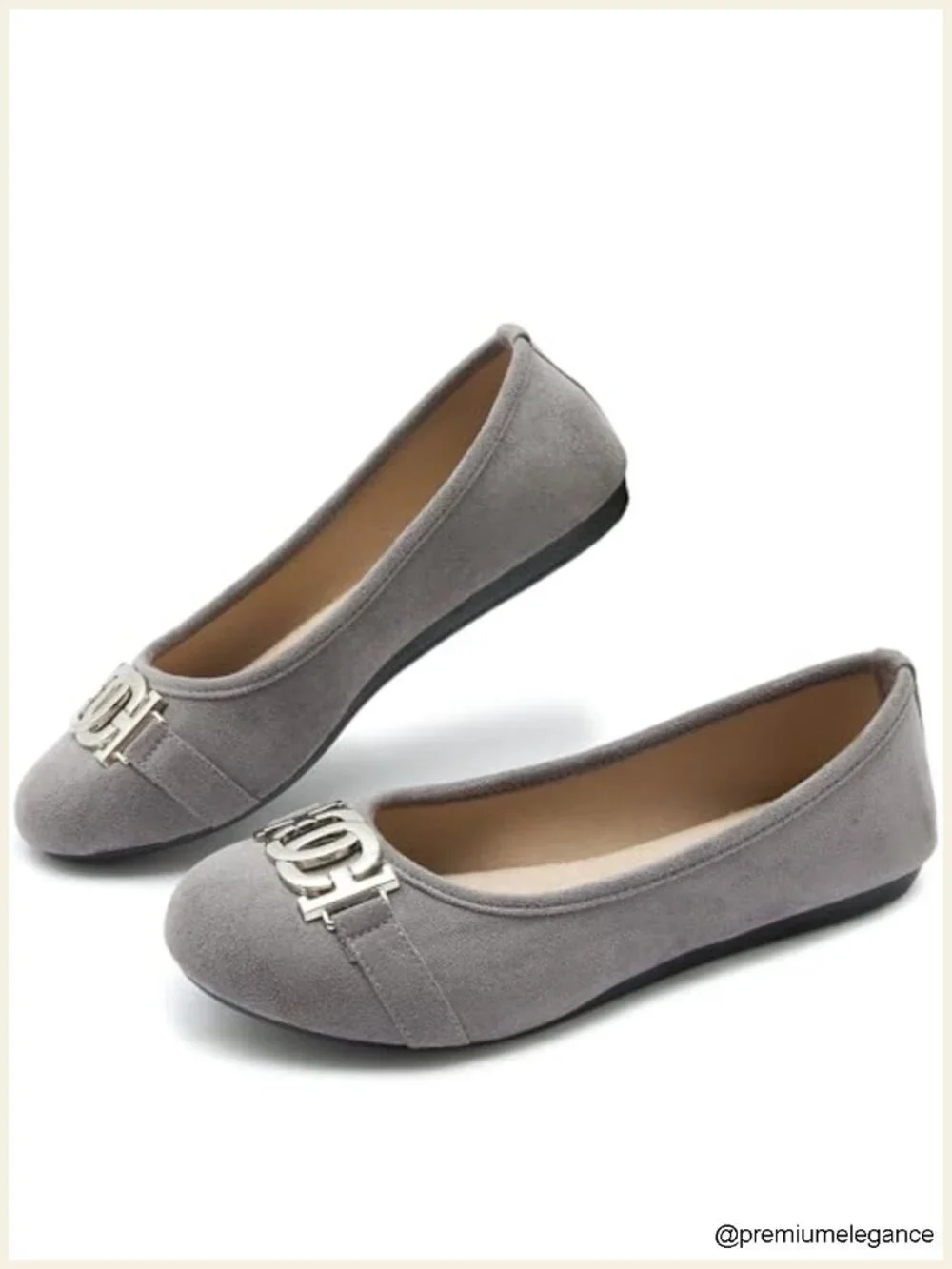 Women's Ballet Flats Slip On Round Toe Memory Foam Cushioned Casual Walking